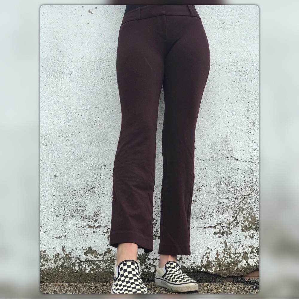 ANN TAYLOR maroon vintage stretch pants ❤️